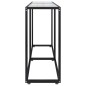 vidaXL Konsolentisch Transparent 140x35x75,5 cm Hartglas vidaXL Konsolentisch Transparent 140x35x75,5 cm Hartglas