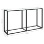 vidaXL Konsolentisch Transparent 140x35x75,5 cm Hartglas vidaXL Konsolentisch Transparent 140x35x75,5 cm Hartglas