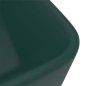 vidaXL Luxus-Waschbecken Matt Dunkelgrün 41x30x12 cm Keramik vidaXL Luxus-Waschbecken Matt Dunkelgrün 41x30x12 cm Keramik