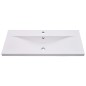 vidaXL Einbauwaschbecken 91x39,5x18,5 cm Keramik Weiß vidaXL Einbauwaschbecken 91x39,5x18,5 cm Keramik Weiß