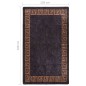vidaXL Teppich Waschbar 120x180 cm Schwarz und Golden Rutschfest vidaXL Teppich Waschbar 120x180 cm Schwarz und Golden Rutschfest
