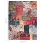 vidaXL Teppich Waschbar Patchwork Mehrfarbig 120x180 cm Rutschfest vidaXL Teppich Waschbar Patchwork Mehrfarbig 120x180 cm Rutschfest