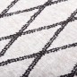 vidaXL Teppich Waschbar Schwarz und Weiß 120x180 cm Rutschfest vidaXL Teppich Waschbar Schwarz und Weiß 120x180 cm Rutschfest