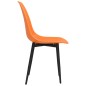 vidaXL Esszimmerstühle 2 Stk. Orange PP vidaXL Esszimmerstühle 2 Stk. Orange PP