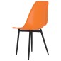 vidaXL Esszimmerstühle 2 Stk. Orange PP vidaXL Esszimmerstühle 2 Stk. Orange PP