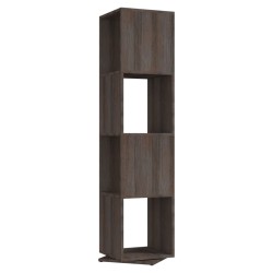vidaXL Drehregal Grau und Sonoma-Eiche 34,5x34,5x147,5cm Holzwerkstoff