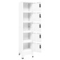 vidaXL Schließfachschrank Weiß 38x40x180 cm Stahl vidaXL Schließfachschrank Weiß 38x40x180 cm Stahl