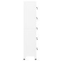 vidaXL Schließfachschrank Weiß 38x40x180 cm Stahl vidaXL Schließfachschrank Weiß 38x40x180 cm Stahl