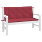 vidaXL Gartenbank-Auflagen 2 Stk. Weinrot 120x50x7 cm Oxford-Gewebe vidaXL Gartenbank-Auflagen 2 Stk. Weinrot 120x50x7 cm Oxford-Gewebe