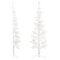 vidaXL Künstlicher Halb-Weihnachtsbaum mit Ständer Schlank Weiß 150 cm vidaXL Künstlicher Halb-Weihnachtsbaum mit Ständer Schlank Weiß 150 cm