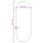 vidaXL Wandspiegel Golden 25x60 cm Oval vidaXL Wandspiegel Golden 25x60 cm Oval