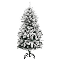 vidaXL Künstlicher Weihnachtsbaum Klappbar Beschneit 150 cm