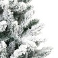 vidaXL Künstlicher Weihnachtsbaum Klappbar Beschneit 150 cm vidaXL Künstlicher Weihnachtsbaum Klappbar Beschneit 150 cm