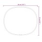 vidaXL Wandspiegel Silbern 30x25 cm vidaXL Wandspiegel Silbern 30x25 cm