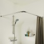 Sealskin Eck-Duschvorhangstange 90 x 90 cm Mattgrau Sealskin Eck-Duschvorhangstange 90 x 90 cm Mattgrau