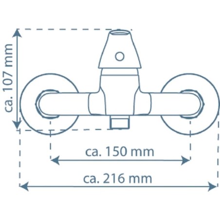SCHÜTTE Duscharmatur ATHOS PLUS Chrom