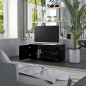vidaXL TV-Schrank Schwarz 80x34x36 cm Holzwerkstoff vidaXL TV-Schrank Schwarz 80x34x36 cm Holzwerkstoff