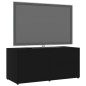 vidaXL TV-Schrank Schwarz 80x34x36 cm Holzwerkstoff vidaXL TV-Schrank Schwarz 80x34x36 cm Holzwerkstoff