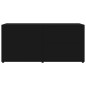 vidaXL TV-Schrank Schwarz 80x34x36 cm Holzwerkstoff vidaXL TV-Schrank Schwarz 80x34x36 cm Holzwerkstoff