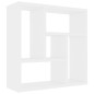 vidaXL Wandregal Weiß 45,1x16x45,1 cm Holzwerkstoff vidaXL Wandregal Weiß 45,1x16x45,1 cm Holzwerkstoff