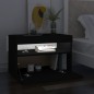 vidaXL TV-Schränke LED-Leuchten 2 Stk. Schwarz 60x35x40cm vidaXL TV-Schränke LED-Leuchten 2 Stk. Schwarz 60x35x40cm