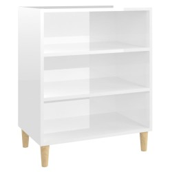 vidaXL Sideboard Hochglanz-Weiß 57x35x70 cm Holzwerkstoff