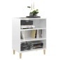 vidaXL Sideboard Hochglanz-Weiß 57x35x70 cm Holzwerkstoff vidaXL Sideboard Hochglanz-Weiß 57x35x70 cm Holzwerkstoff