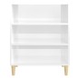 vidaXL Sideboard Hochglanz-Weiß 57x35x70 cm Holzwerkstoff vidaXL Sideboard Hochglanz-Weiß 57x35x70 cm Holzwerkstoff