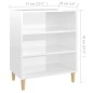 vidaXL Sideboard Hochglanz-Weiß 57x35x70 cm Holzwerkstoff vidaXL Sideboard Hochglanz-Weiß 57x35x70 cm Holzwerkstoff