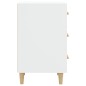 vidaXL Nachttisch Weiß 40x40x66 cm Holzwerkstoff vidaXL Nachttisch Weiß 40x40x66 cm Holzwerkstoff