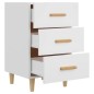 vidaXL Nachttisch Weiß 40x40x66 cm Holzwerkstoff vidaXL Nachttisch Weiß 40x40x66 cm Holzwerkstoff