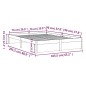 vidaXL Massivholzbett Honigbraun 160x200 cm vidaXL Massivholzbett Honigbraun 160x200 cm