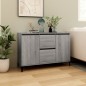 vidaXL Sideboard Grau Sonoma 104x35x70 cm Holzwerkstoff vidaXL Sideboard Grau Sonoma 104x35x70 cm Holzwerkstoff