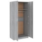 vidaXL Kleiderschrank Grau Sonoma 80x52x180 cm Holzwerkstoff vidaXL Kleiderschrank Grau Sonoma 80x52x180 cm Holzwerkstoff
