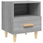vidaXL Nachttisch Grau Sonoma 40x35x47 cm vidaXL Nachttisch Grau Sonoma 40x35x47 cm