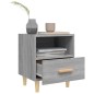 vidaXL Nachttisch Grau Sonoma 40x35x47 cm vidaXL Nachttisch Grau Sonoma 40x35x47 cm