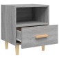 vidaXL Nachttisch Grau Sonoma 40x35x47 cm vidaXL Nachttisch Grau Sonoma 40x35x47 cm