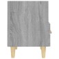 vidaXL Nachttisch Grau Sonoma 40x35x47 cm vidaXL Nachttisch Grau Sonoma 40x35x47 cm