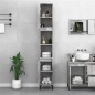 vidaXL Badschrank Betongrau 30x30x190 cm Holzwerkstoff vidaXL Badschrank Betongrau 30x30x190 cm Holzwerkstoff