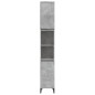 vidaXL Badschrank Betongrau 30x30x190 cm Holzwerkstoff vidaXL Badschrank Betongrau 30x30x190 cm Holzwerkstoff