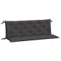 Gartenbank-Auflagen 2 Stk. Anthrazit 150x50x7 cm Oxford-Gewebe Gartenbank-Auflagen 2 Stk. Anthrazit 150x50x7 cm Oxford-Gewebe
