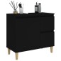 vidaXL Badschrank Schwarz 65x33x60 cm Holzwerkstoff vidaXL Badschrank Schwarz 65x33x60 cm Holzwerkstoff