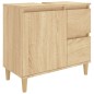 vidaXL Badschrank Sonoma-Eiche 65x33x60 cm Holzwerkstoff vidaXL Badschrank Sonoma-Eiche 65x33x60 cm Holzwerkstoff