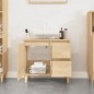 vidaXL Badschrank Sonoma-Eiche 65x33x60 cm Holzwerkstoff vidaXL Badschrank Sonoma-Eiche 65x33x60 cm Holzwerkstoff