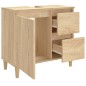 vidaXL Badschrank Sonoma-Eiche 65x33x60 cm Holzwerkstoff vidaXL Badschrank Sonoma-Eiche 65x33x60 cm Holzwerkstoff