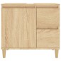 vidaXL Badschrank Sonoma-Eiche 65x33x60 cm Holzwerkstoff vidaXL Badschrank Sonoma-Eiche 65x33x60 cm Holzwerkstoff