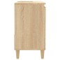 vidaXL Badschrank Sonoma-Eiche 65x33x60 cm Holzwerkstoff vidaXL Badschrank Sonoma-Eiche 65x33x60 cm Holzwerkstoff