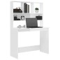 vidaXL Schreibtisch mit Regal Hochglanzweiß 102x45x148cm Holzwerkstoff vidaXL Schreibtisch mit Regal Hochglanzweiß 102x45x148cm Holzwerkstoff