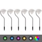 vidaXL LED-Solarleuchten 6 Stk. 9x7,8x29,5 cm vidaXL LED-Solarleuchten 6 Stk. 9x7,8x29,5 cm