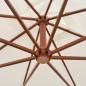 vidaXL Ampelschirm 300x300 cm Holzmast Weiß vidaXL Ampelschirm 300x300 cm Holzmast Weiß